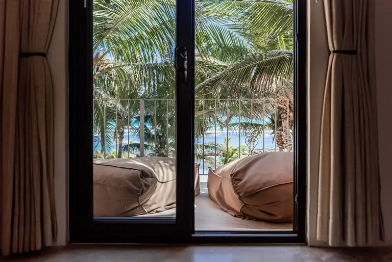 Mi Cielo, Hacienda Corazón: the terrace and the view